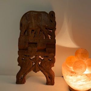 Handmade Wooden Elephant magazine’s Holder